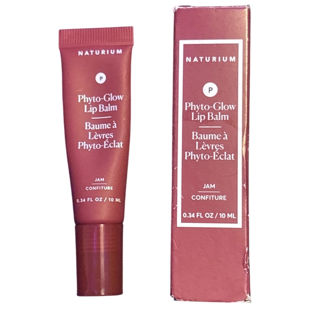 NEW Naturium Phyto-Glow Jam Sheer Tinted Hydrating Lip Balm Gloss 0.34 oz